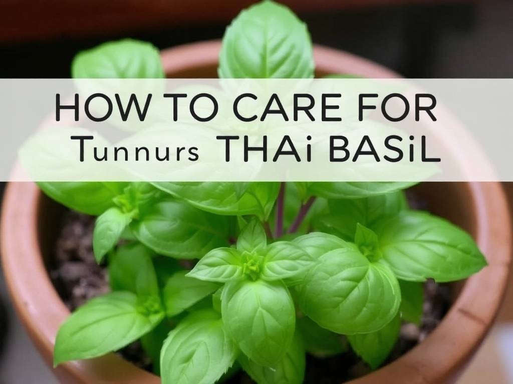 How to Care for Thai Basil: 5 Key Tips for Anise-flavored and Purple Stems(1)