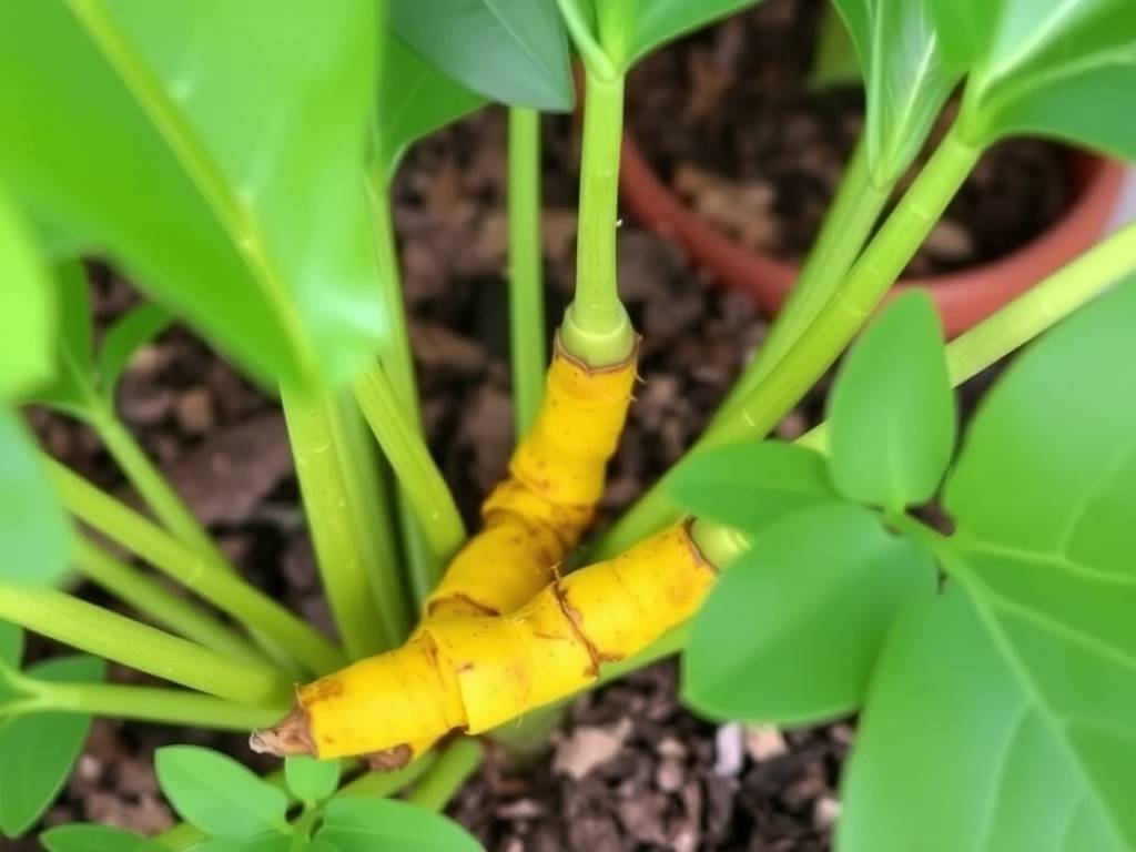 How to Care for Turmeric Plant: 4 Key Tips for Yellow Rhizomes and Green Foliage(1)